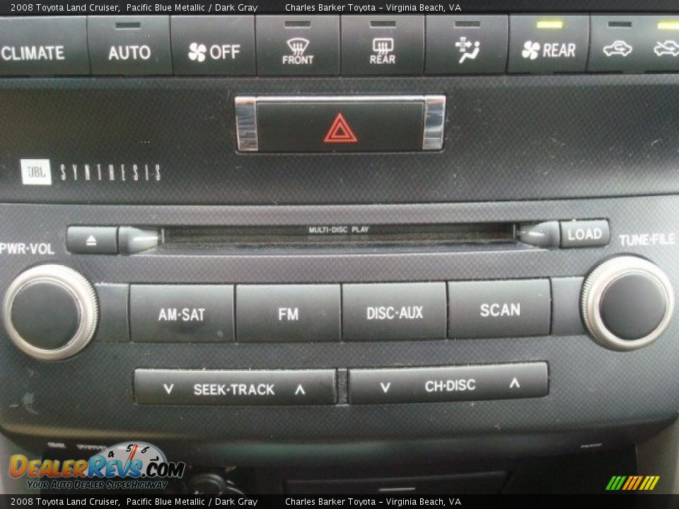 2008 Toyota Land Cruiser Pacific Blue Metallic / Dark Gray Photo #22