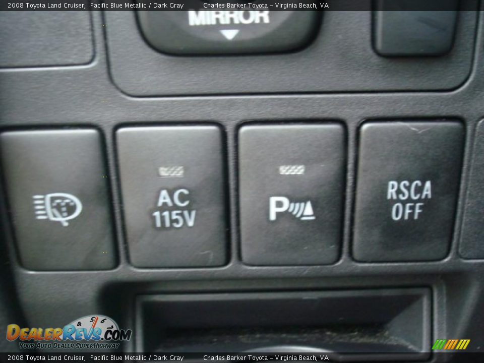 2008 Toyota Land Cruiser Pacific Blue Metallic / Dark Gray Photo #25