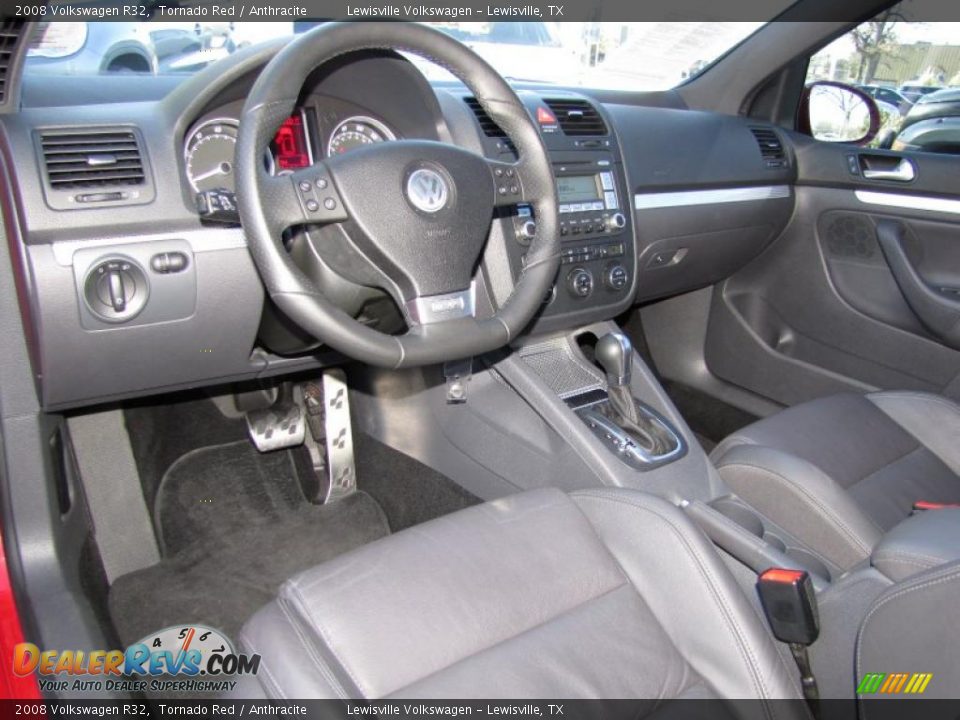 2008 Volkswagen R32 Tornado Red / Anthracite Photo #13