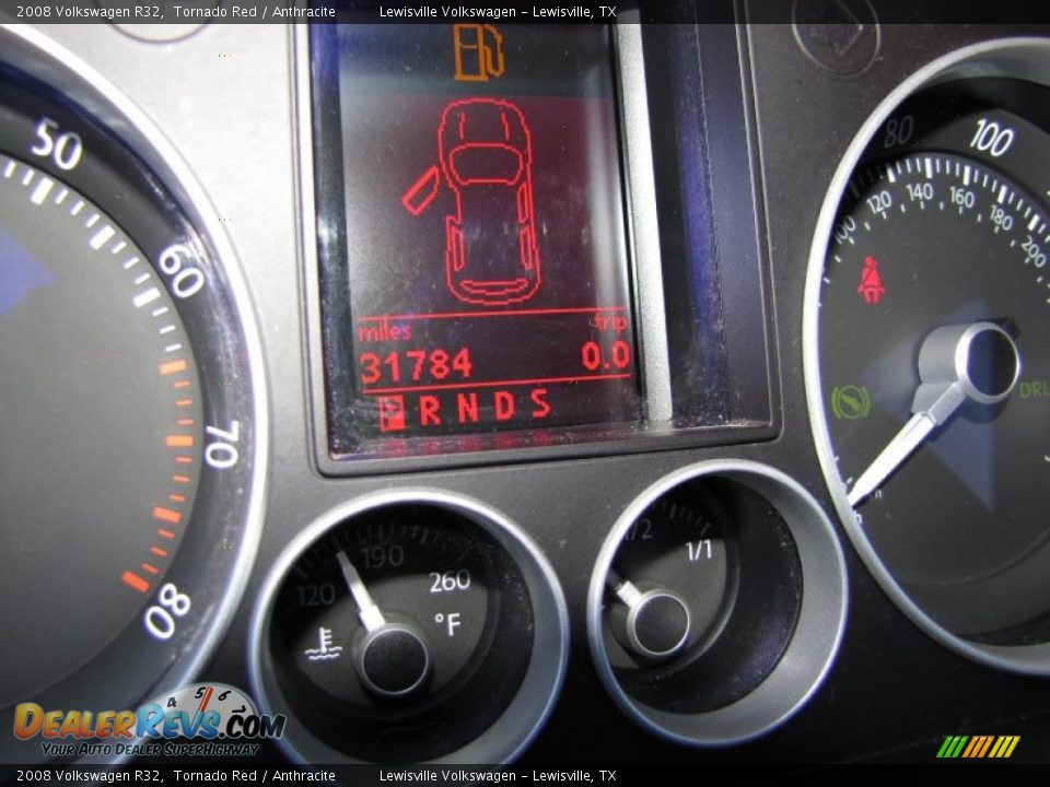 2008 Volkswagen R32 Tornado Red / Anthracite Photo #29
