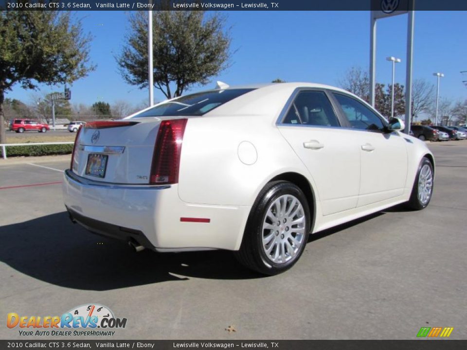 2010 Cadillac CTS 3.6 Sedan Vanilla Latte / Ebony Photo #4