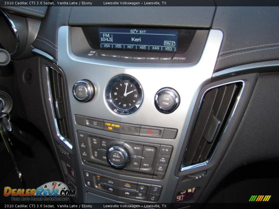 2010 Cadillac CTS 3.6 Sedan Vanilla Latte / Ebony Photo #15