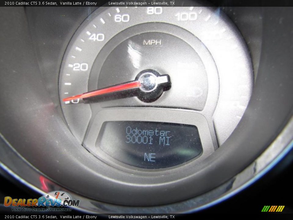 2010 Cadillac CTS 3.6 Sedan Vanilla Latte / Ebony Photo #20