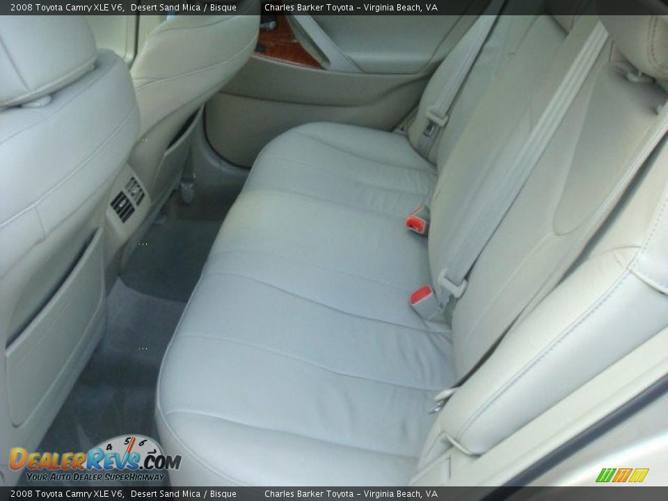 2008 Toyota Camry XLE V6 Desert Sand Mica / Bisque Photo #10