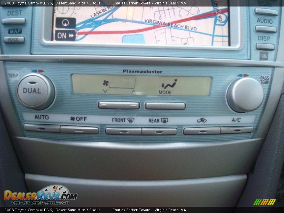 2008 Toyota Camry XLE V6 Desert Sand Mica / Bisque Photo #17