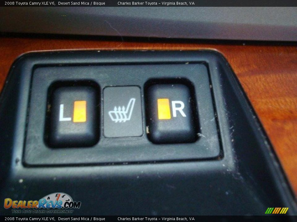 2008 Toyota Camry XLE V6 Desert Sand Mica / Bisque Photo #18