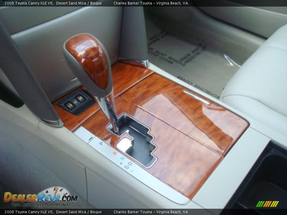 2008 Toyota Camry XLE V6 Desert Sand Mica / Bisque Photo #19