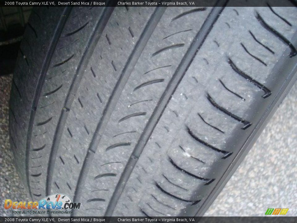 2008 Toyota Camry XLE V6 Desert Sand Mica / Bisque Photo #22