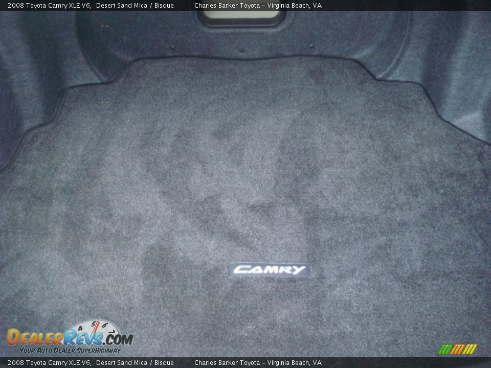 2008 Toyota Camry XLE V6 Desert Sand Mica / Bisque Photo #25