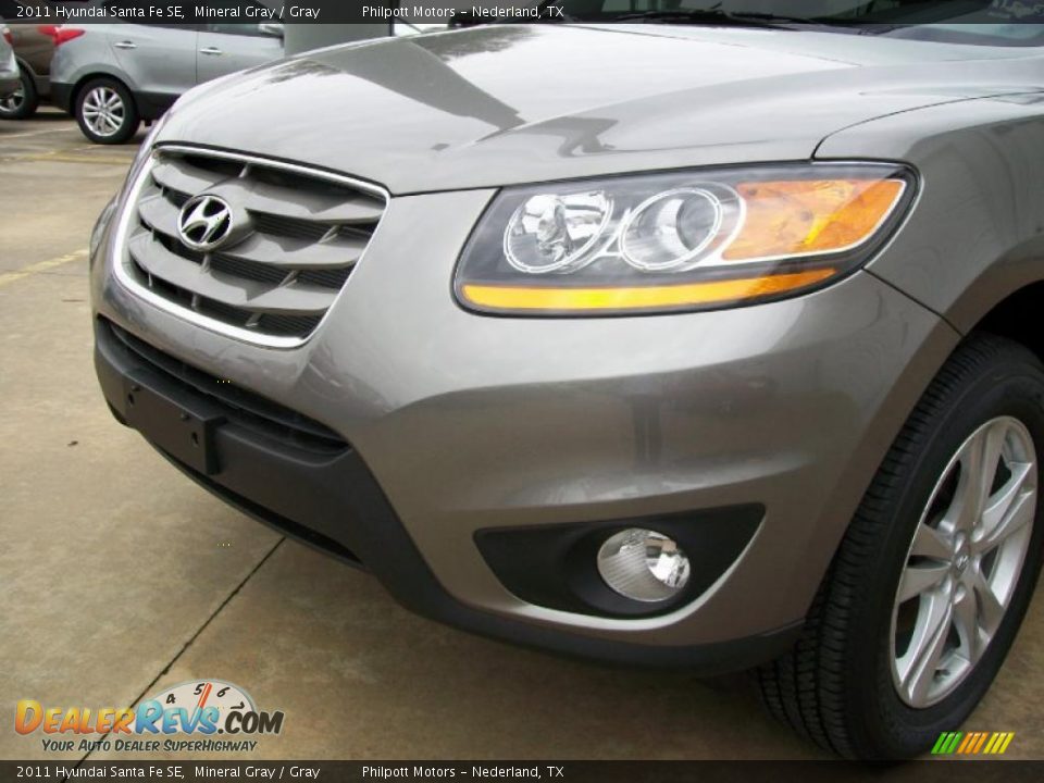 2011 Hyundai Santa Fe SE Mineral Gray / Gray Photo #9