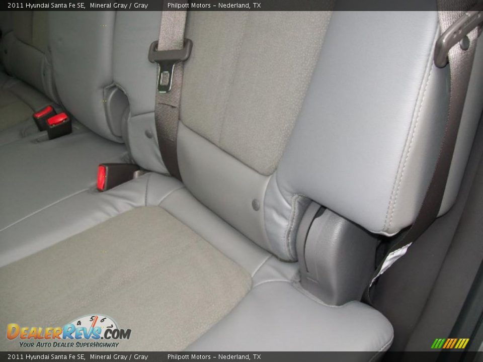 2011 Hyundai Santa Fe SE Mineral Gray / Gray Photo #21