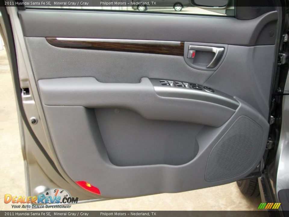 2011 Hyundai Santa Fe SE Mineral Gray / Gray Photo #22