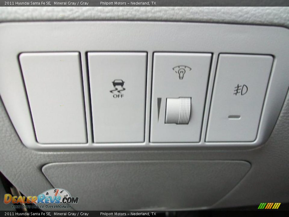 2011 Hyundai Santa Fe SE Mineral Gray / Gray Photo #34