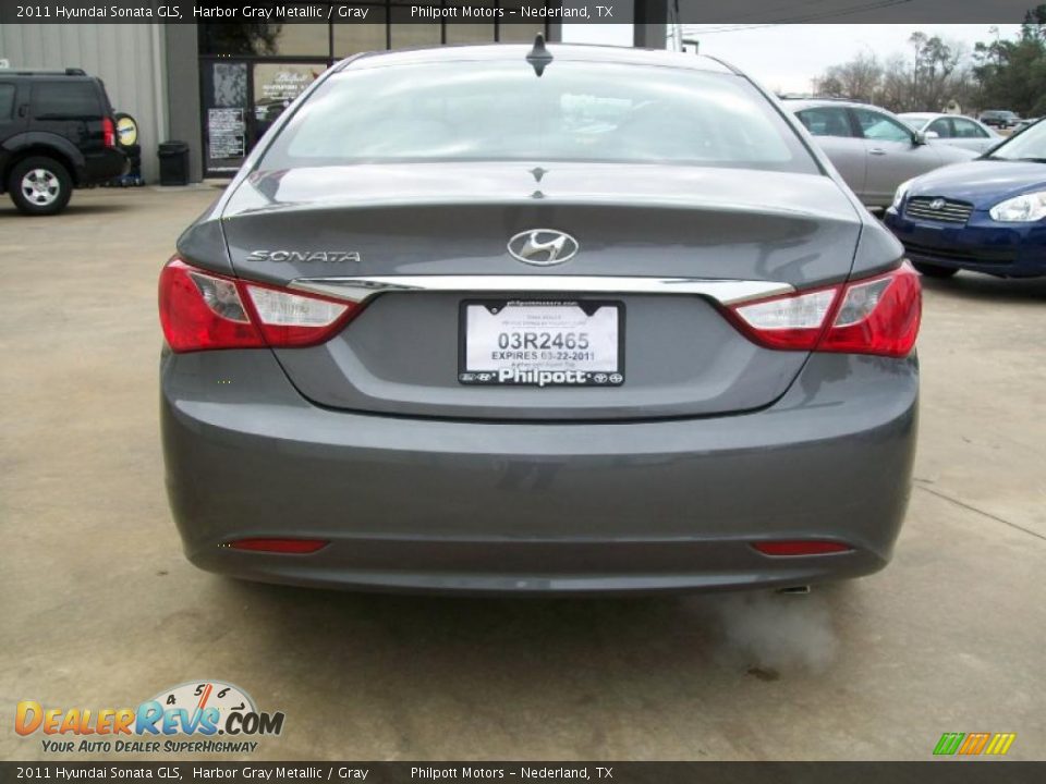 2011 Hyundai Sonata GLS Harbor Gray Metallic / Gray Photo #4