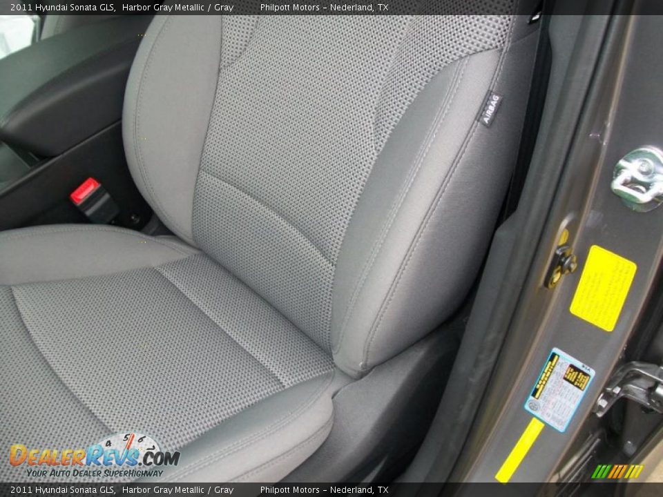 2011 Hyundai Sonata GLS Harbor Gray Metallic / Gray Photo #21