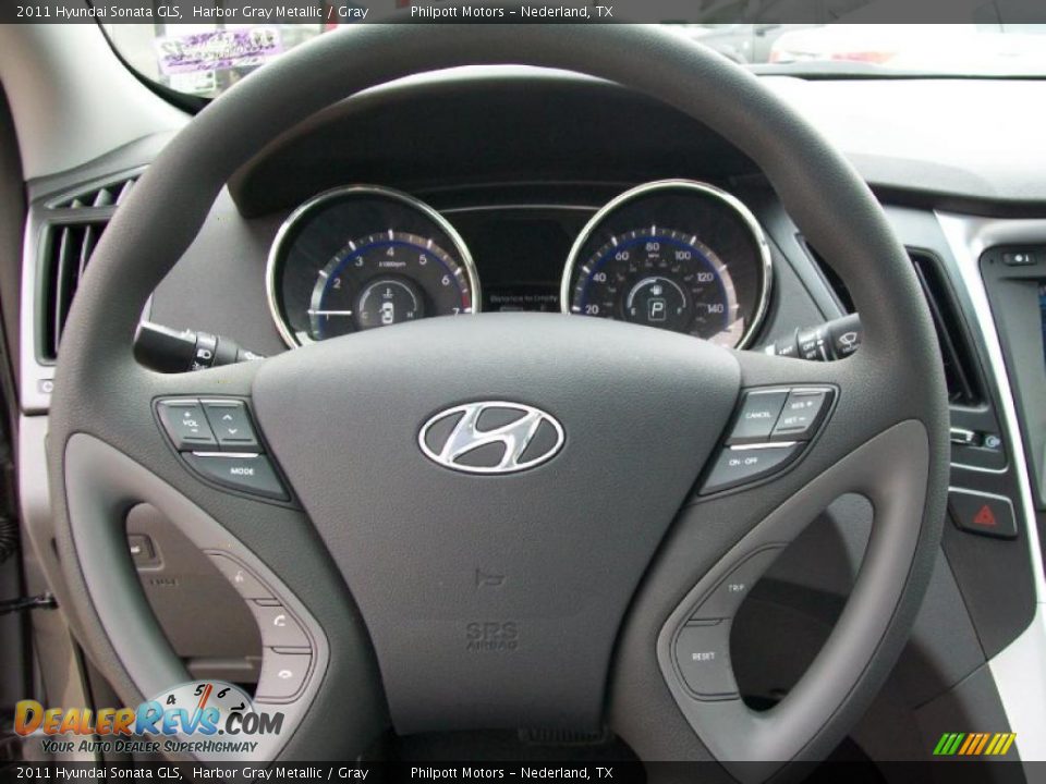 2011 Hyundai Sonata GLS Harbor Gray Metallic / Gray Photo #29