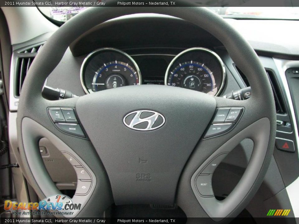 2011 Hyundai Sonata GLS Harbor Gray Metallic / Gray Photo #30