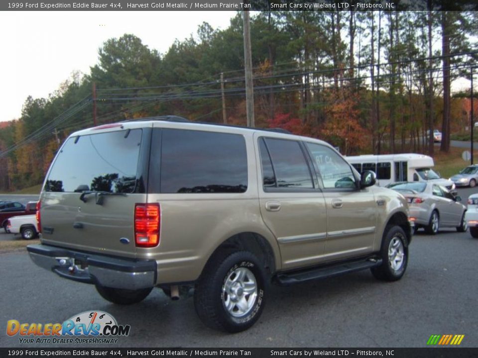 1999 Ford Expedition Eddie Bauer 4x4 Harvest Gold Metallic / Medium Prairie Tan Photo #3