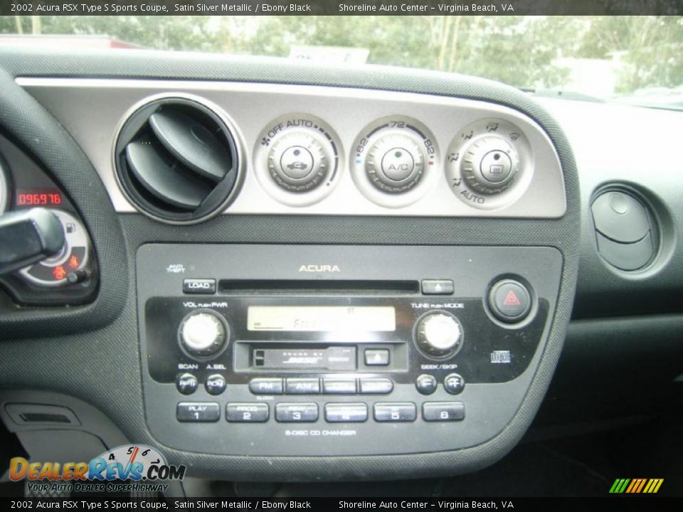 2002 Acura RSX Type S Sports Coupe Satin Silver Metallic / Ebony Black Photo #16