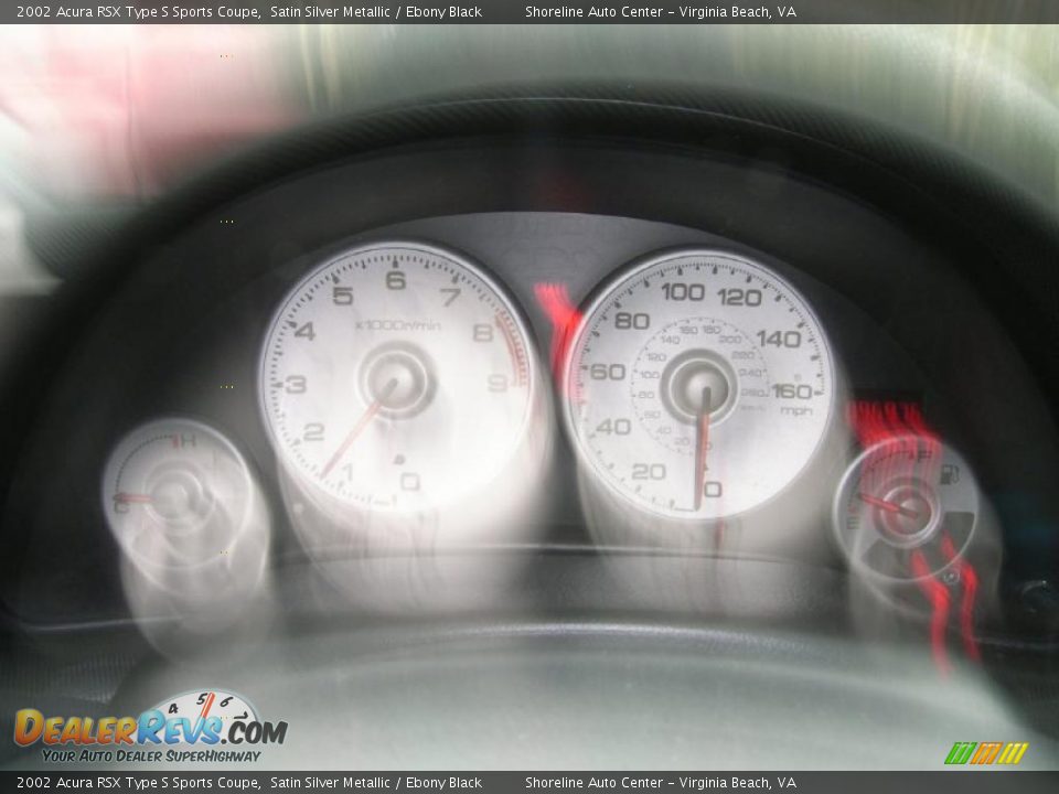 2002 Acura RSX Type S Sports Coupe Satin Silver Metallic / Ebony Black Photo #18