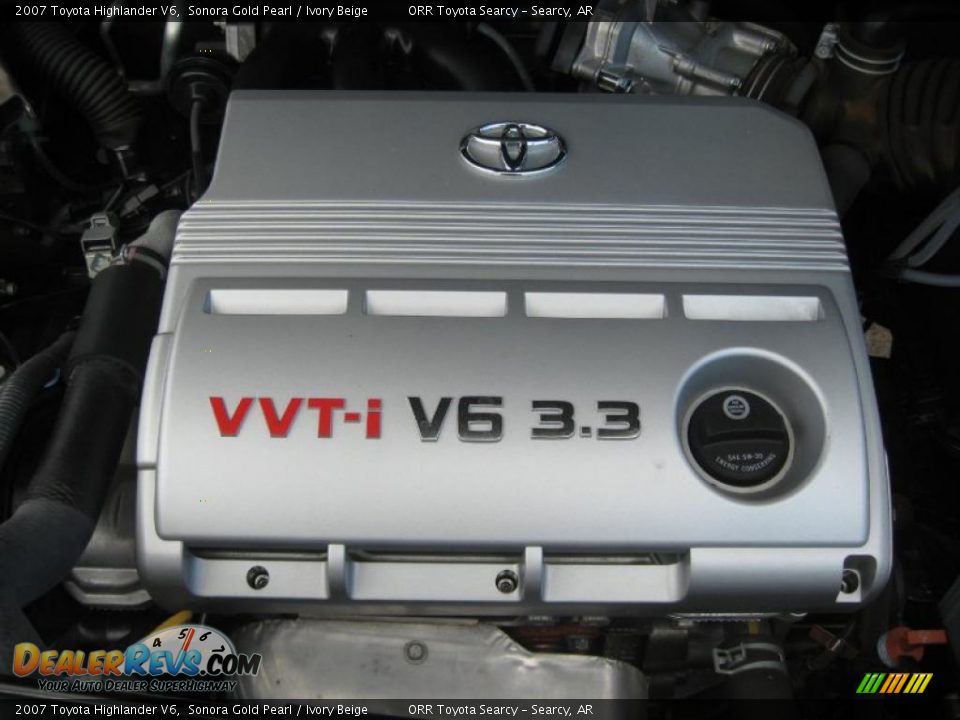2007 Toyota Highlander V6 3.3 Liter DOHC 24-Valve VVT-i V6 Engine Photo #18