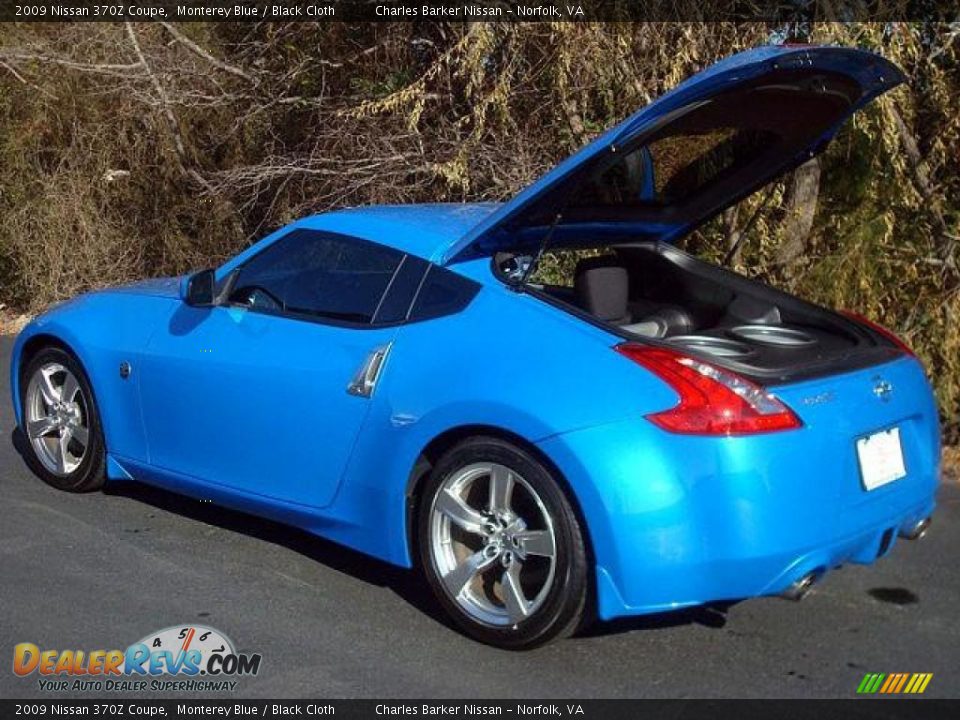 Monterey Blue 2009 Nissan 370Z Coupe Photo #4