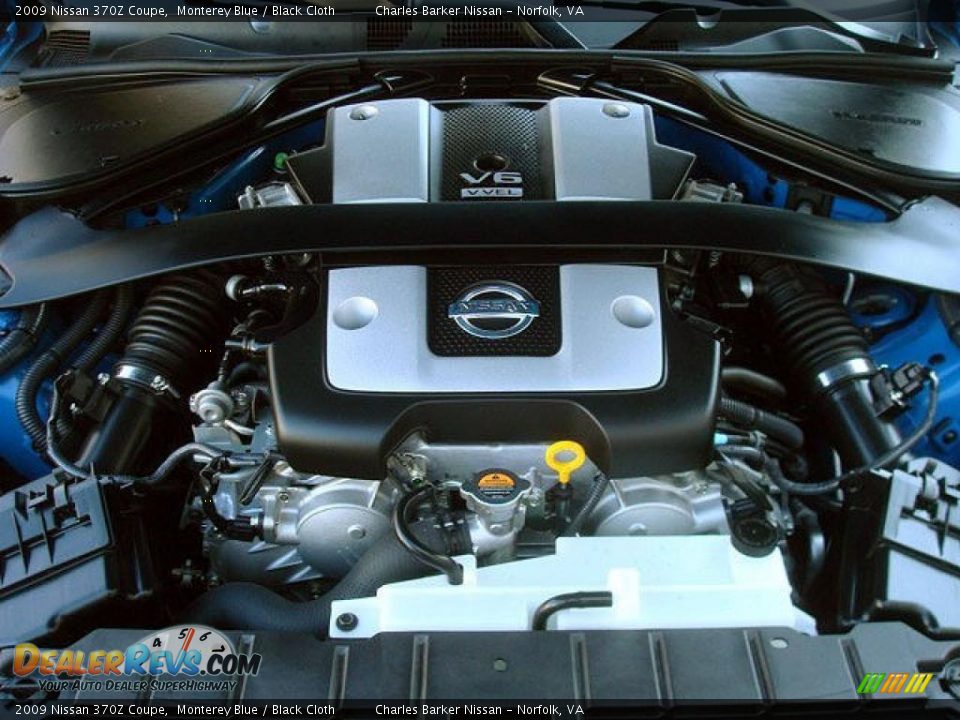 2009 Nissan 370Z Coupe 3.7 Liter DOHC 24-Valve VVEL VQ37VHR V6 Engine Photo #17