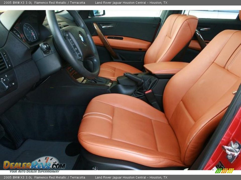 Terracotta Interior - 2005 BMW X3 3.0i Photo #3