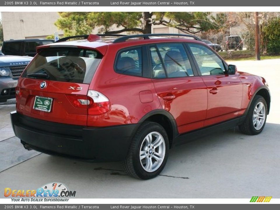 Flamenco Red Metallic 2005 BMW X3 3.0i Photo #11