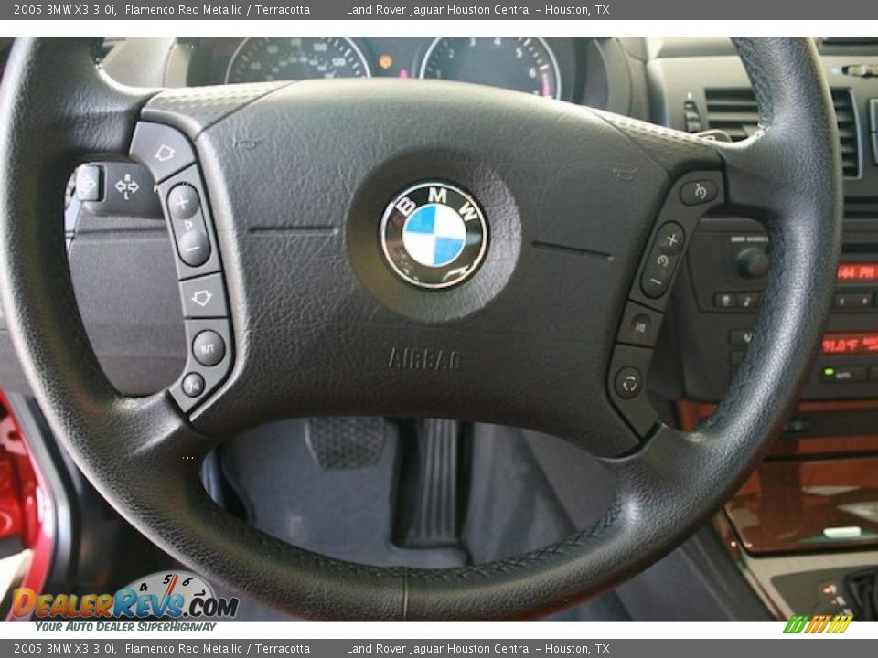 2005 BMW X3 3.0i Flamenco Red Metallic / Terracotta Photo #15