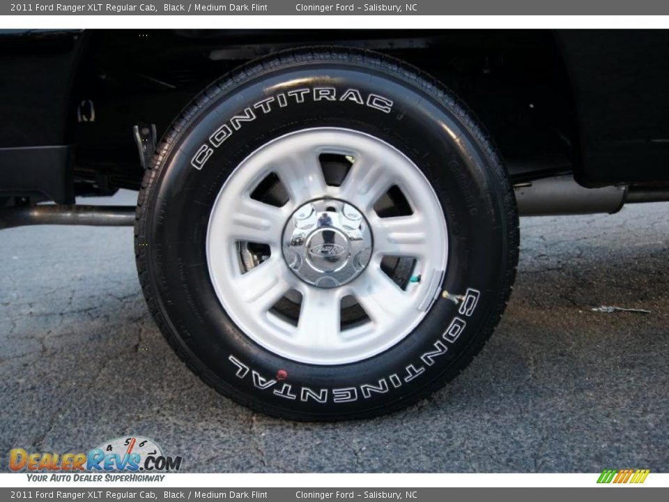 2011 Ford Ranger XLT Regular Cab Black / Medium Dark Flint Photo #12