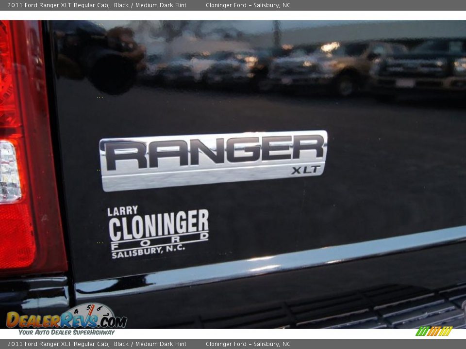 2011 Ford Ranger XLT Regular Cab Black / Medium Dark Flint Photo #14