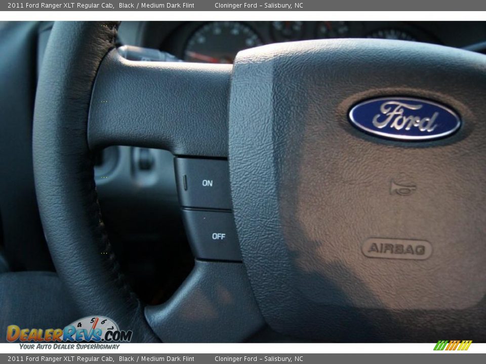 2011 Ford Ranger XLT Regular Cab Black / Medium Dark Flint Photo #19