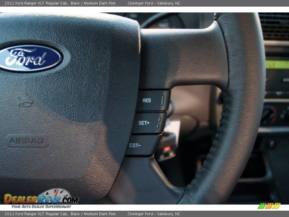 2011 Ford Ranger XLT Regular Cab Black / Medium Dark Flint Photo #20