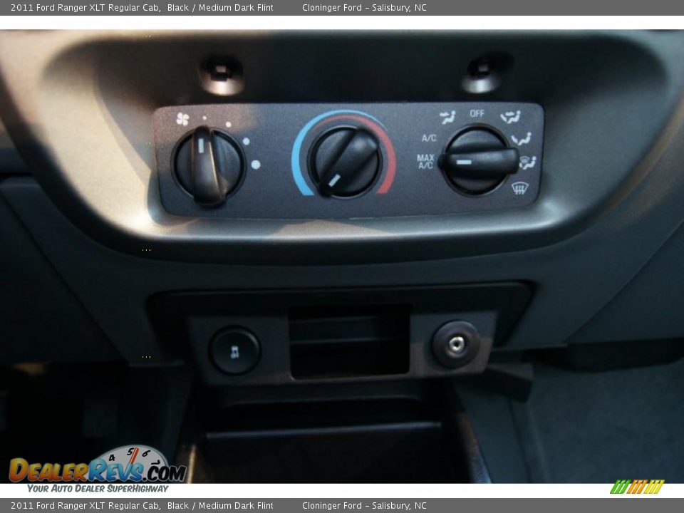 2011 Ford Ranger XLT Regular Cab Black / Medium Dark Flint Photo #24