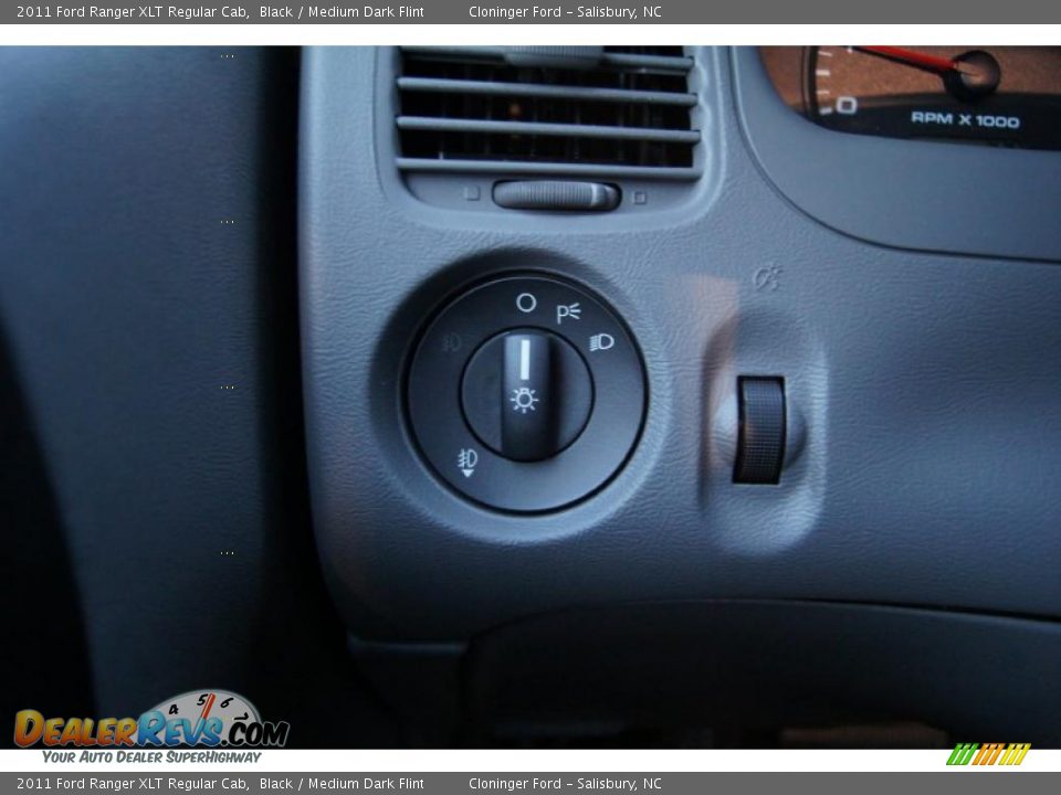 2011 Ford Ranger XLT Regular Cab Black / Medium Dark Flint Photo #26