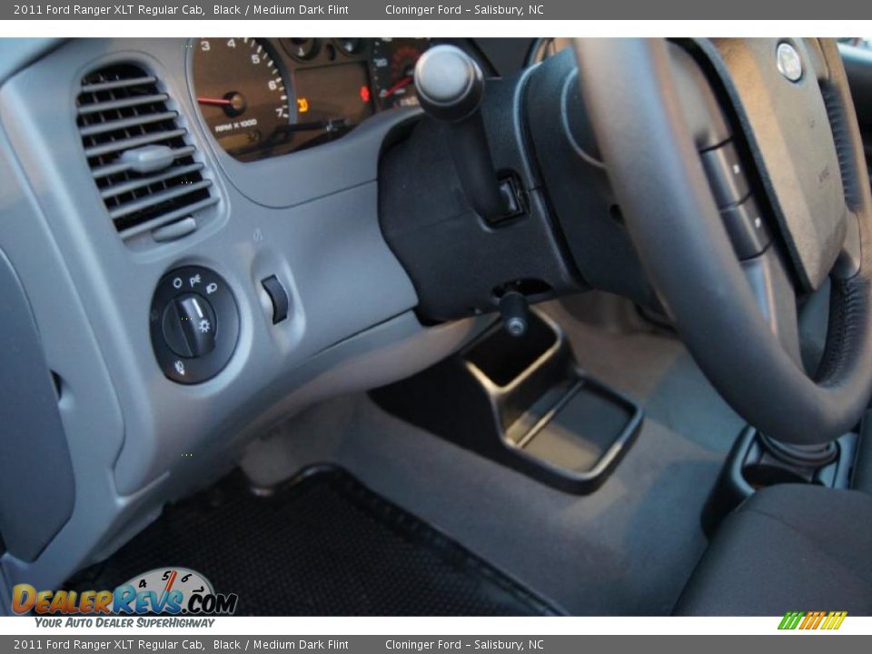2011 Ford Ranger XLT Regular Cab Black / Medium Dark Flint Photo #27