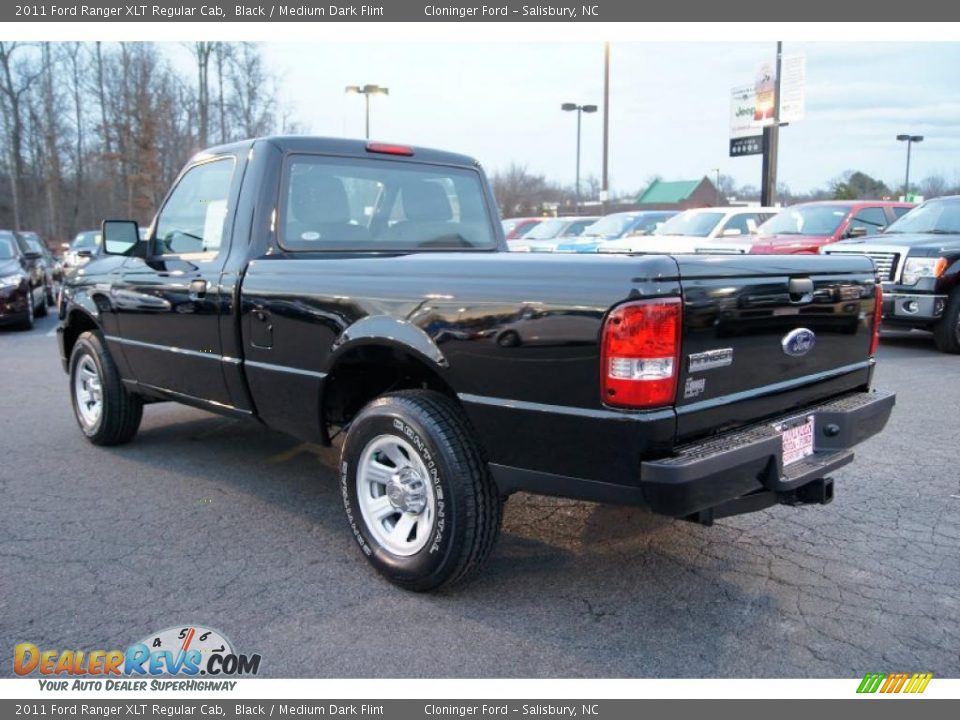 Black 2011 Ford Ranger XLT Regular Cab Photo #28