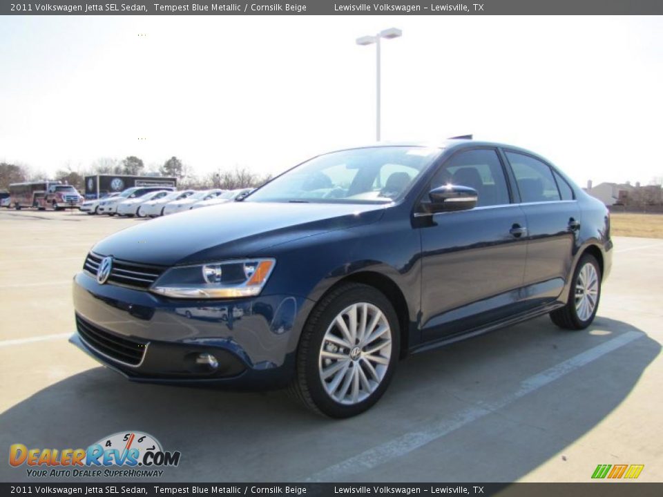 Tempest Blue Metallic 2011 Volkswagen Jetta SEL Sedan Photo #1