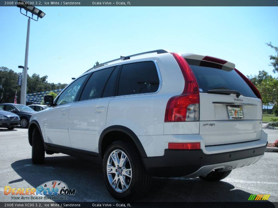 2008 Volvo XC90 3.2 Ice White / Sandstone Photo #7