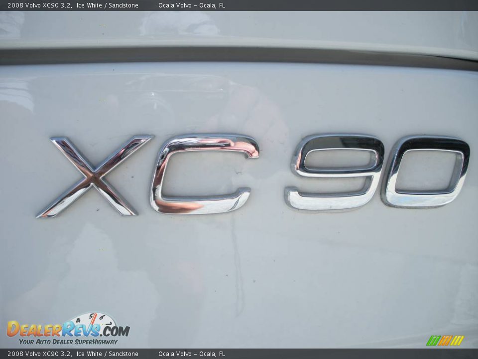 2008 Volvo XC90 3.2 Ice White / Sandstone Photo #9