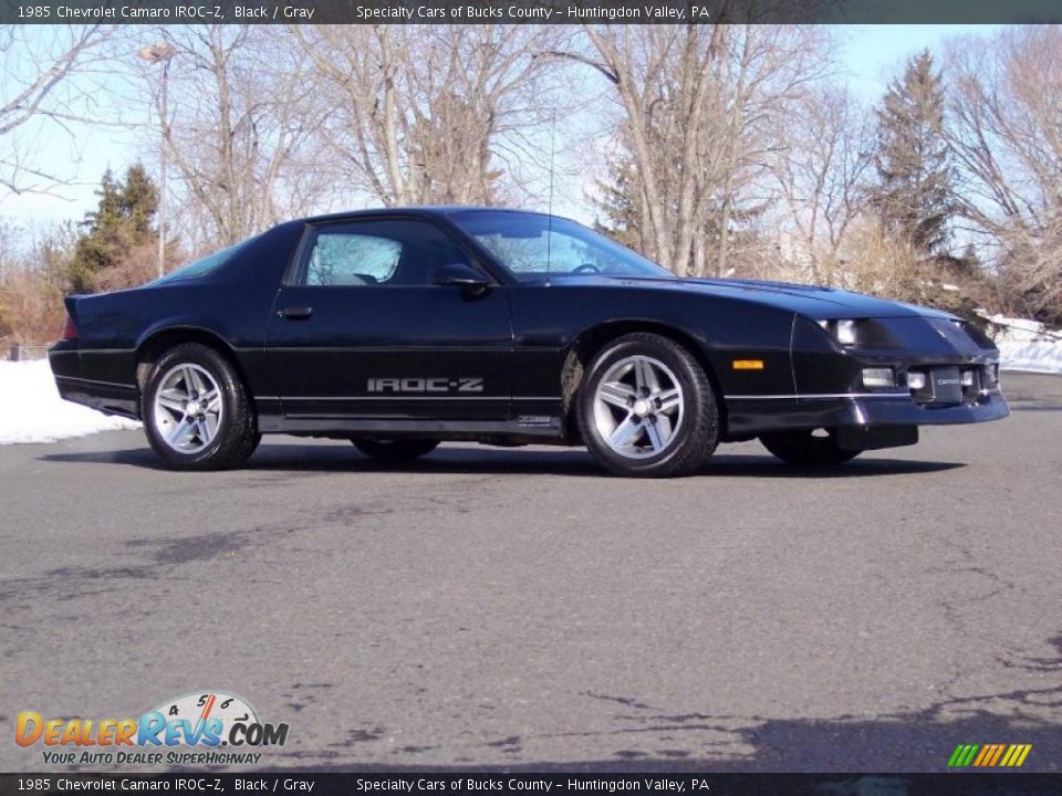 Black 1985 Chevrolet Camaro IROC-Z Photo #5
