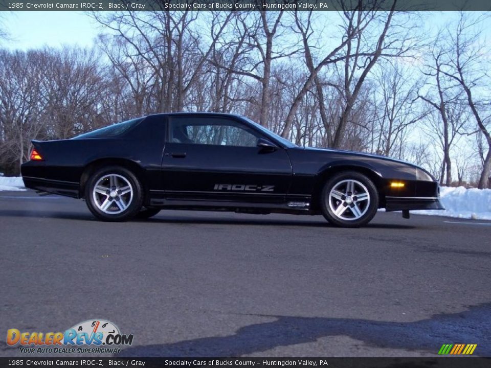 1985 Chevrolet Camaro IROC-Z Black / Gray Photo #7
