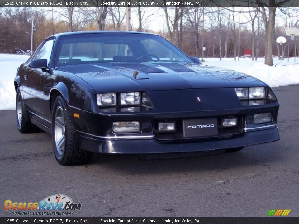 Black 1985 Chevrolet Camaro IROC-Z Photo #9