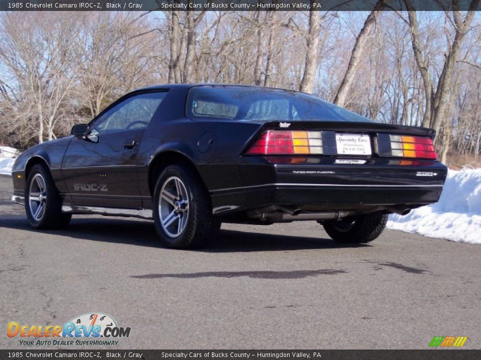Black 1985 Chevrolet Camaro IROC-Z Photo #11