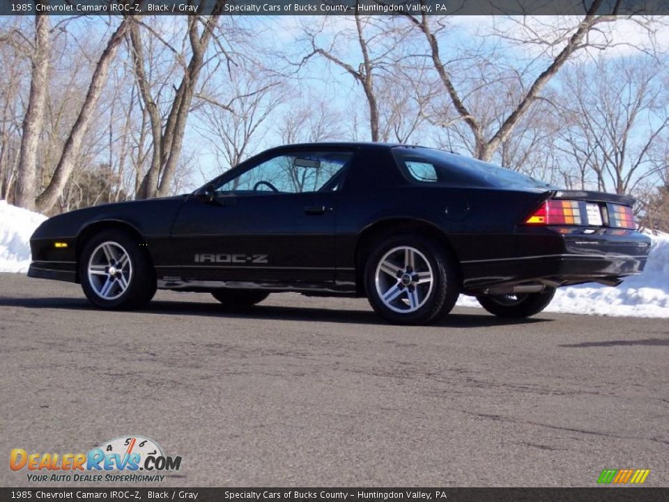 Black 1985 Chevrolet Camaro IROC-Z Photo #14