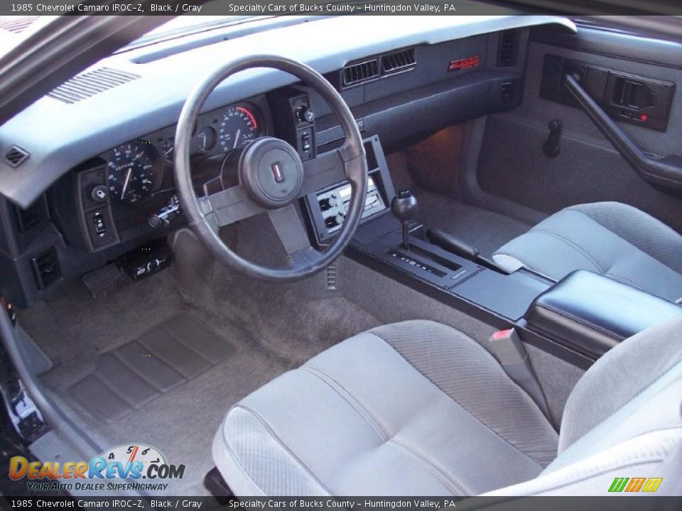 Gray Interior - 1985 Chevrolet Camaro IROC-Z Photo #25
