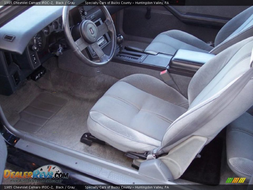 Gray Interior - 1985 Chevrolet Camaro IROC-Z Photo #26