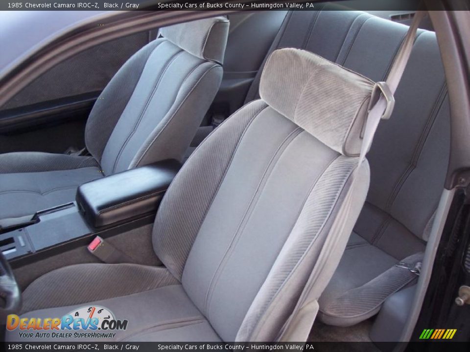 Gray Interior - 1985 Chevrolet Camaro IROC-Z Photo #27