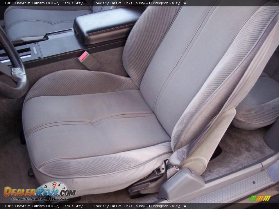 Gray Interior - 1985 Chevrolet Camaro IROC-Z Photo #28